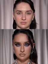 Smokey Eyes — înainte și după